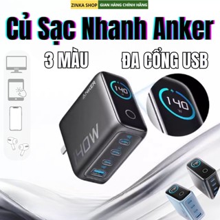 Củ Sạc Nhanh Anker 140W Chính Hãng Chuẩn PD Type-C – Bộ Sạc Công Suất Lớn, Tương Thích Laptop, Điện Thoại, Máy Tính Bảng