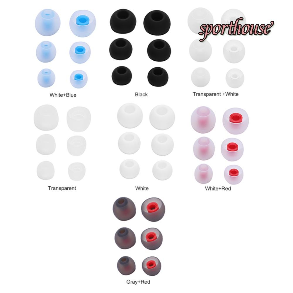 3 Cặp (6 Cái) L M S Trong Tai Nghe Silicon Tai Nghe Đầu Tai Cách Ly Tiếng Ồn Tai Nghe Thoải Mái Nút 