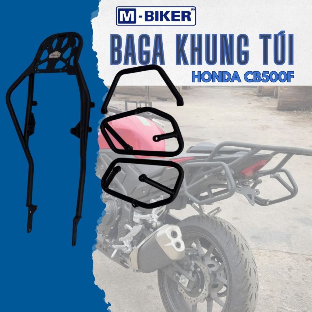 Baga CB500F Mbike Khung Treo Túi Hông Honda Cb500F khung treo túi hông Honda CB500
