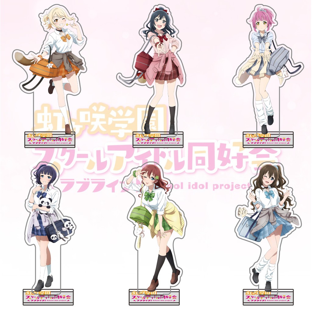 Anime Love Live Lovelive Acrylic Stand Nijigasaki Honoka Kousaka Nozomi Tojo Shizuku Osaka Konoe Set