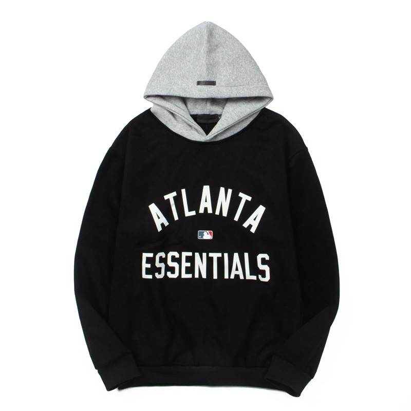 Áo Hoodie Hiphop chắp vá nam nữ bóng chày dạo phố