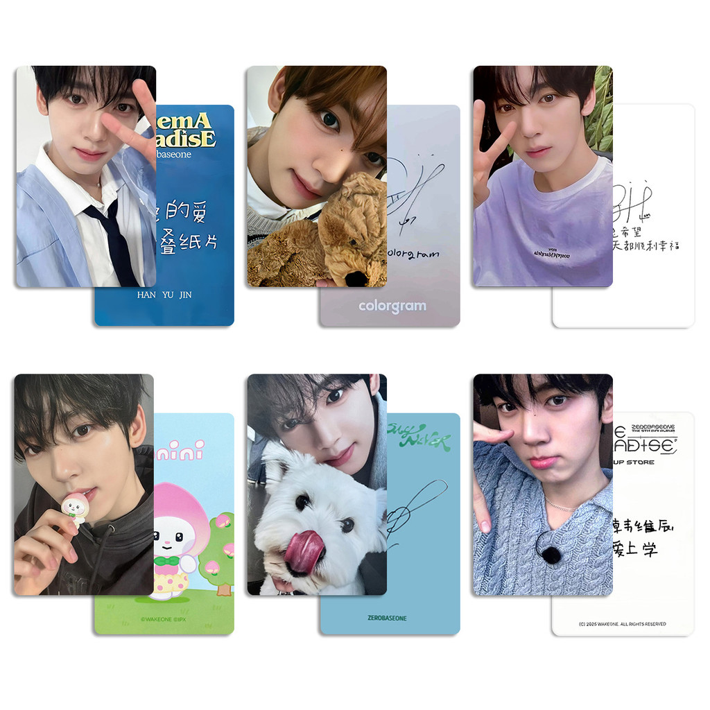 3-9 Chiếc ZB1 YUJIN Cinema Paradise Our BLUE Bakery Lomo Cards ZEROBASEONE Photocard Ricky Han-bin M