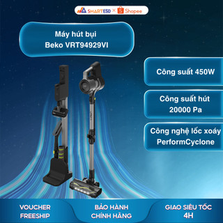  Máy hút bụi Beko VRT94929VI công nghệ lốc xoáy PerformCyclone - Bảo hành chính hãng 12 tháng 