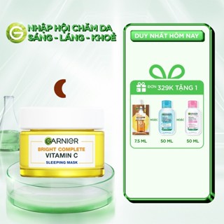 Mặt nạ ngủ dưỡng da ban đêm tinh chất sữa chua hỗ trợ sáng da Garnier Bright Complete Yoghurt Sleeping Mask 50ml