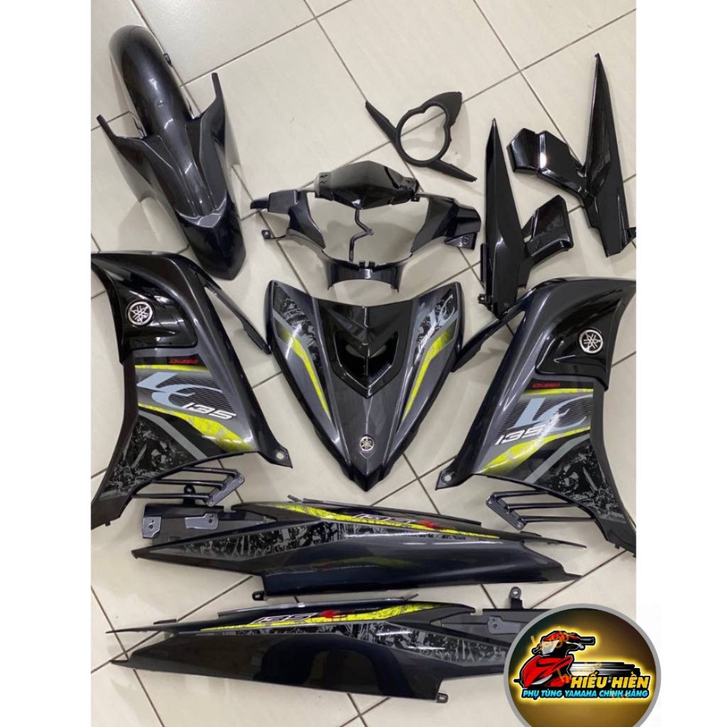 Dàn Áo Exciter 135 Xám Đen Tem LC V6 - Phụ Kiện Chất Lượng Cao thời trang