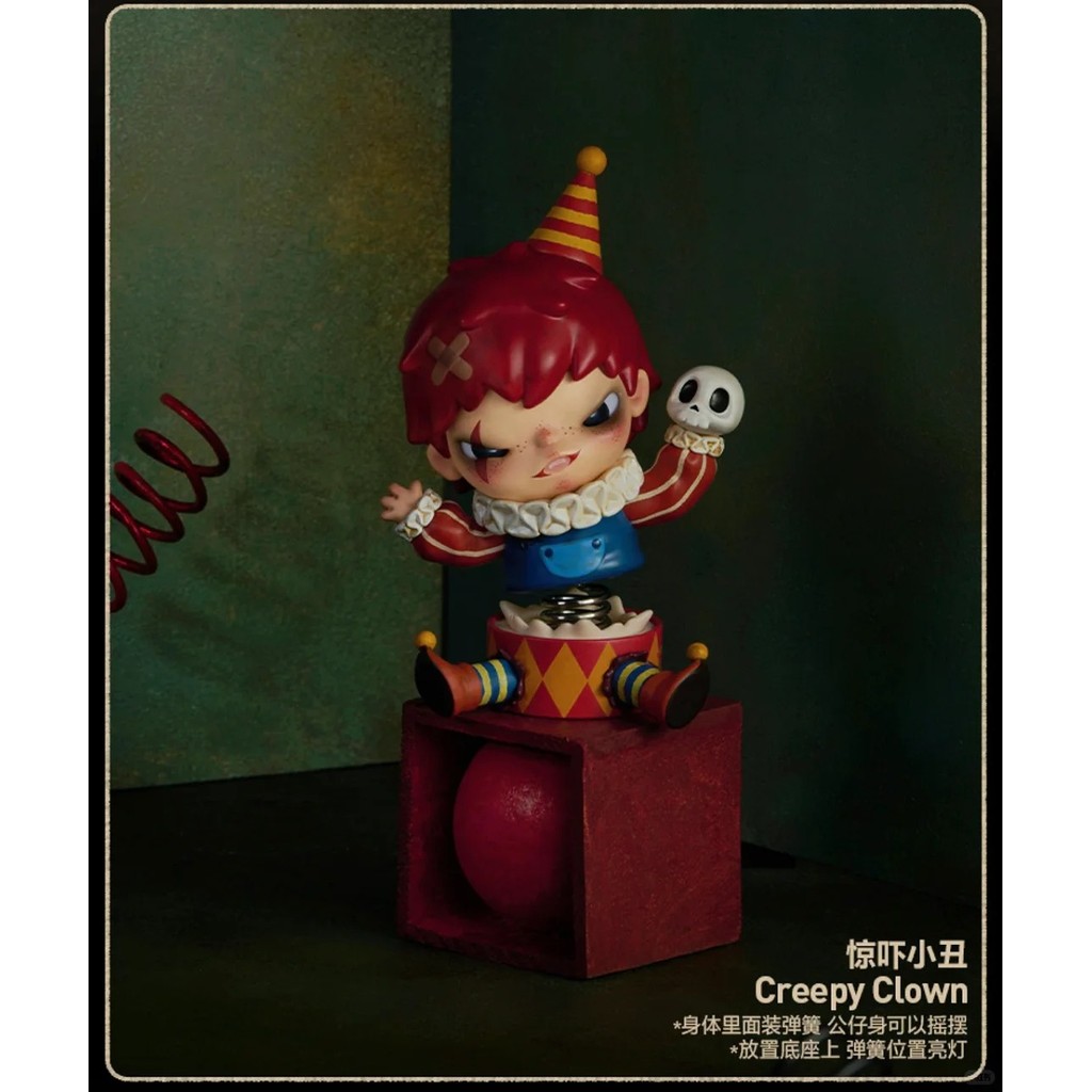 POPMART hirono "Ghouls 'Paradise" series hộp mù, đạo cụ cảnh Hiorno 10V, đồ trang trí quà tặng, quà 