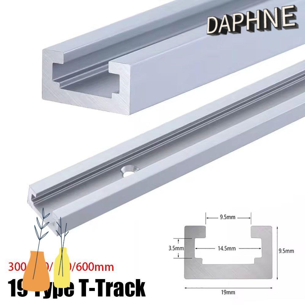 DAPHS 1 Cái T-Track, T Slider Fixture Slot Slide 300-600mm T-Slot Track, Hợp Kim Nhôm Trượt Hướng Dẫ