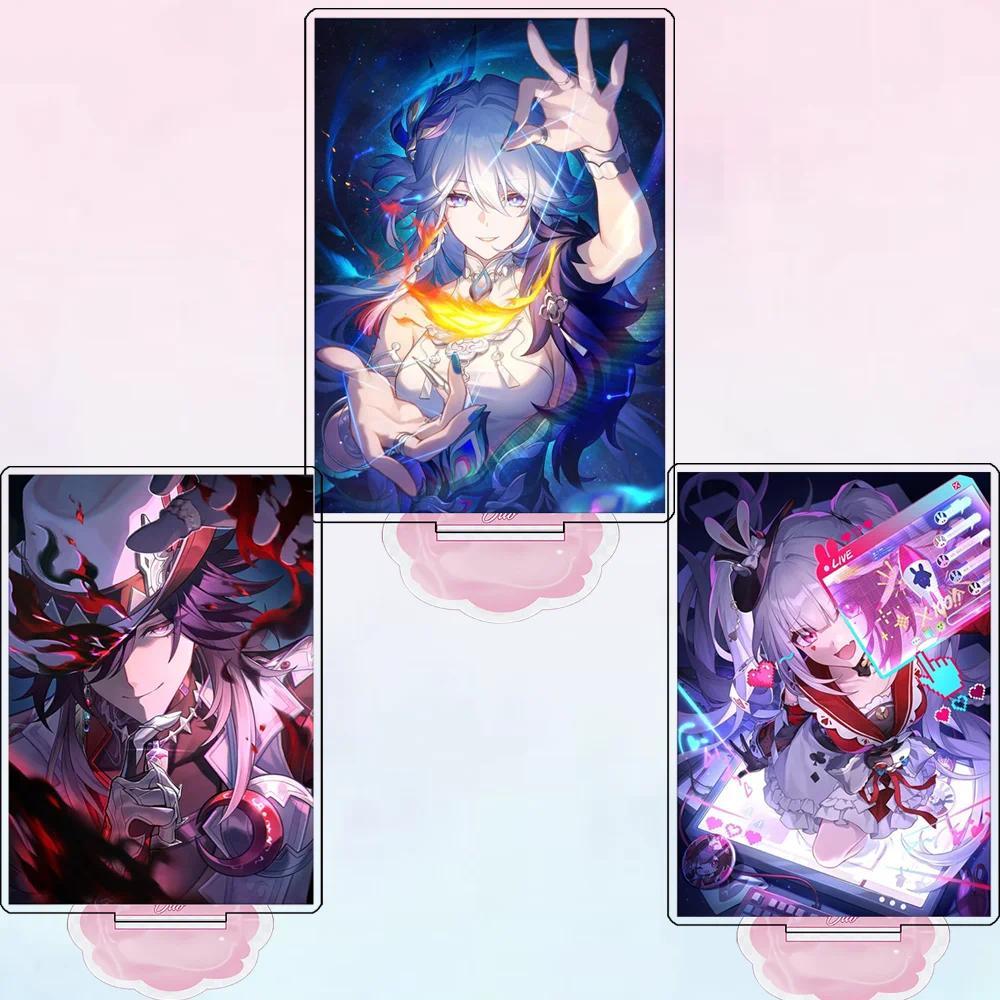 Game Honkai: Star Rail  Tribbie Hyacinthia Firefly Acrylic Stand keychain Dễ thương Figure desktop b
