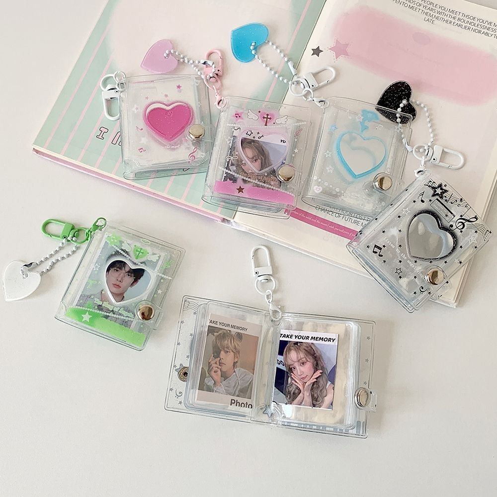 Hisocute mini 2 inch boutique móc khóa album ảnh Hisocute mini 7cm boutique móc khóa album ảnh Love 
