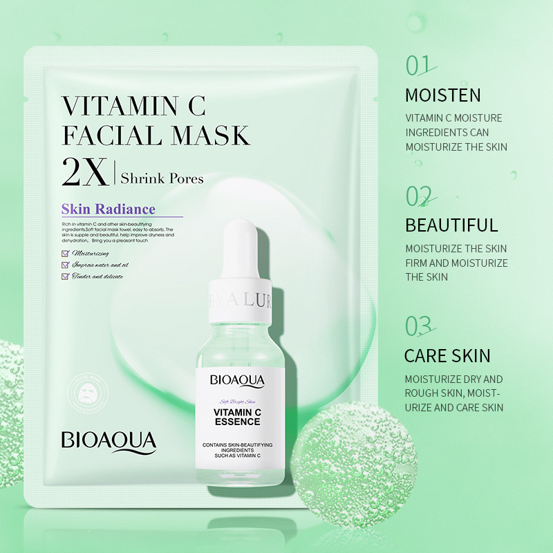 Mặt nạ dưỡng ẩm BIOAQUA Vitamin C