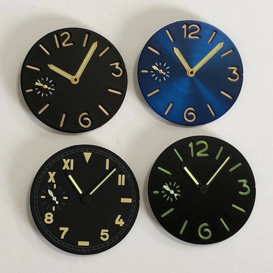 36mm ST3300 Mặt số ETA6497 Con trỏ dạ quang Thích hợp cho phụ kiện đồng hồ chuyển động ETA6497 ST360