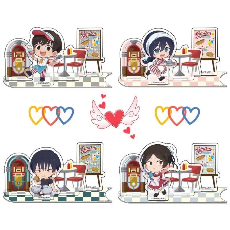 Anime Acrylic Standee for Jjk Yuta Okkotsu Megumi Fushiguro Nobara Kugisaki Q Version Acrylic Stand 