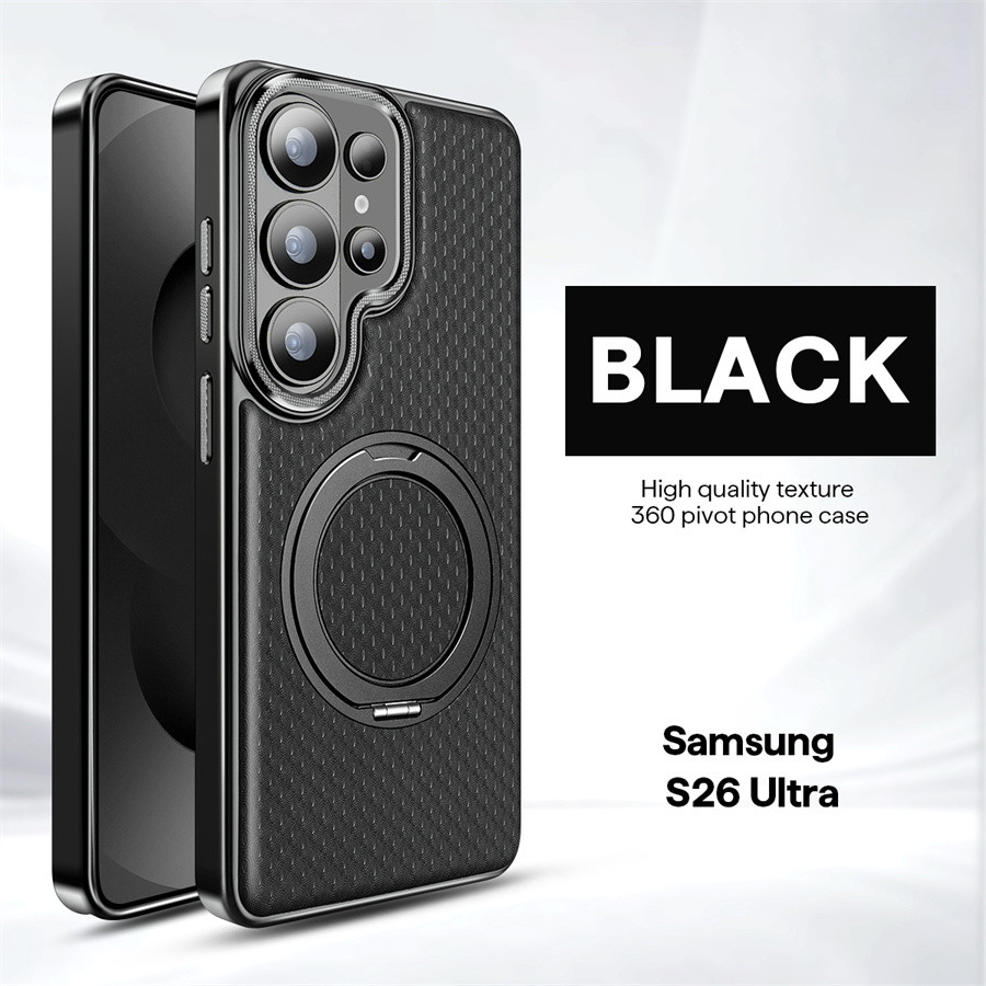 Coque cho Samsung Galaxy S25 S24 S23 Plus S26 Ultra Case S26 S25 Ultra Case Da Cao Cấp Hỗ Trợ Vòng T