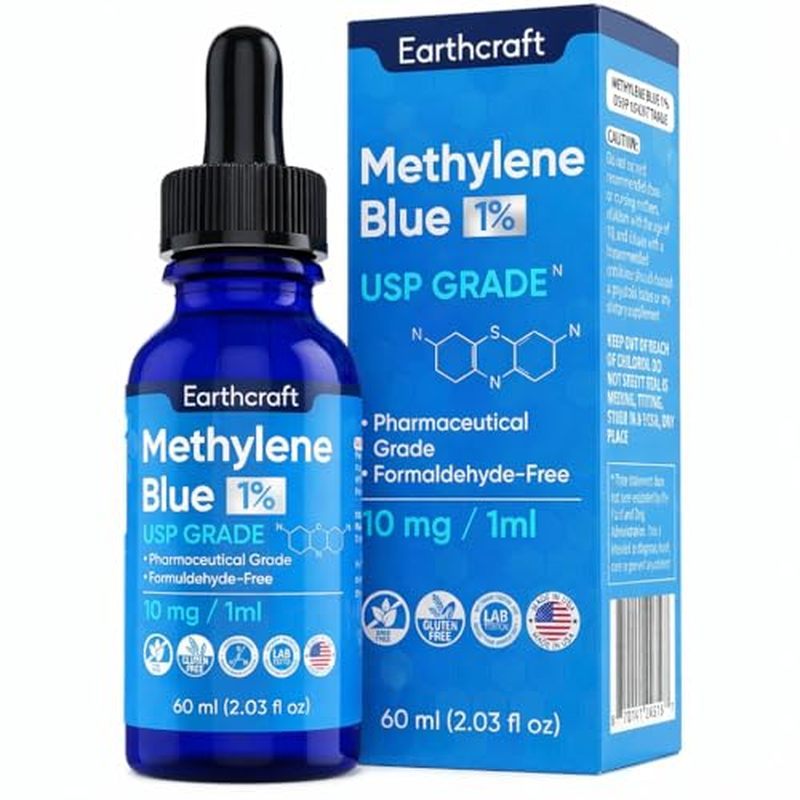Thuốc nhỏ giọt Methylene Blue Drops 1% USP cấp dược phẩm – Xanh Methylene có độ tinh khiết cao trong