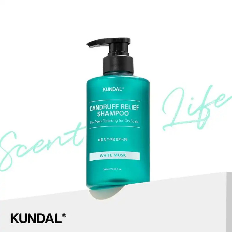 KUNDAL DANDRUFF SHAMPOO Trà xanh táo 500ml