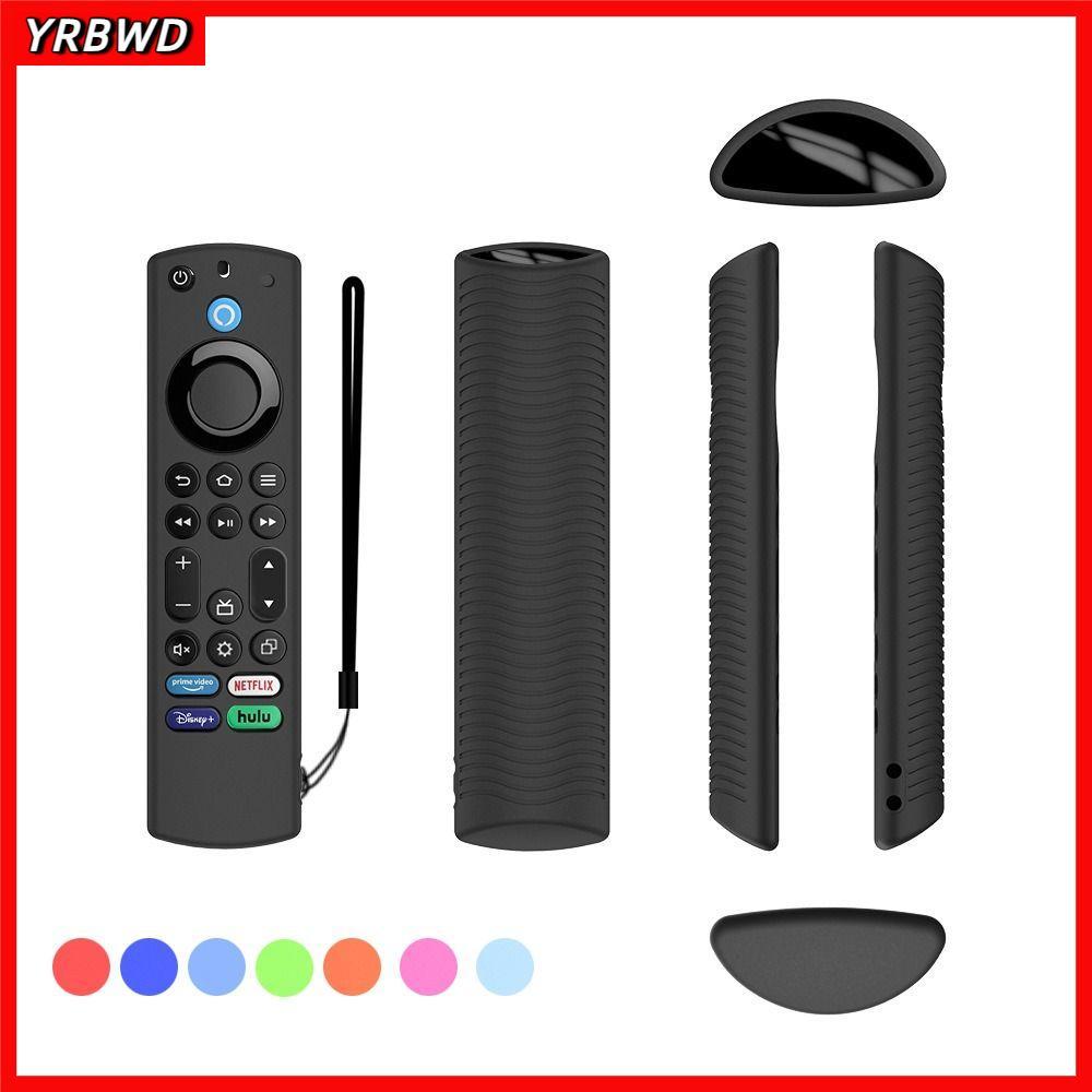 YRBWD Fire TV Remote, Vỏ điều khiển từ xa TV silicon chống trượt, Tấm bảo vệ có thể giặt được phát s
