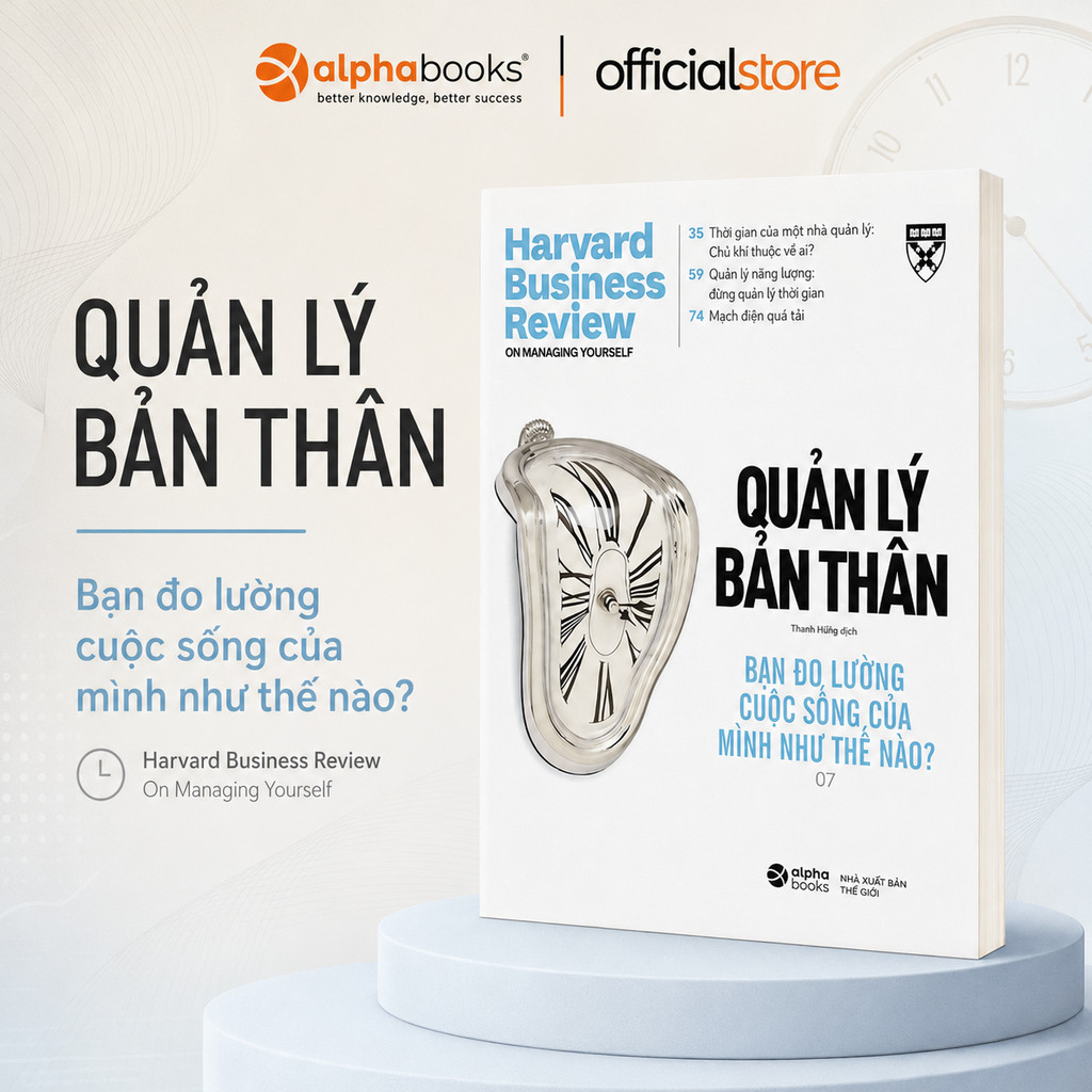 Sách - HBR On Managing Yourself - Quản Lý Bản Thân - Harvard Business Review Press (Alpha Books)