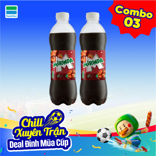 Combo 2 Mirinda Xá Xị Pet 390ML