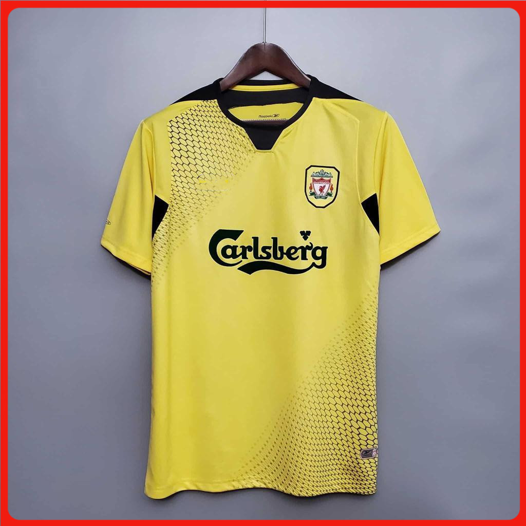 Áo đấu sân khách Liverpool cổ điển chất lượng cao 2004 / 2005, Gerrard 8