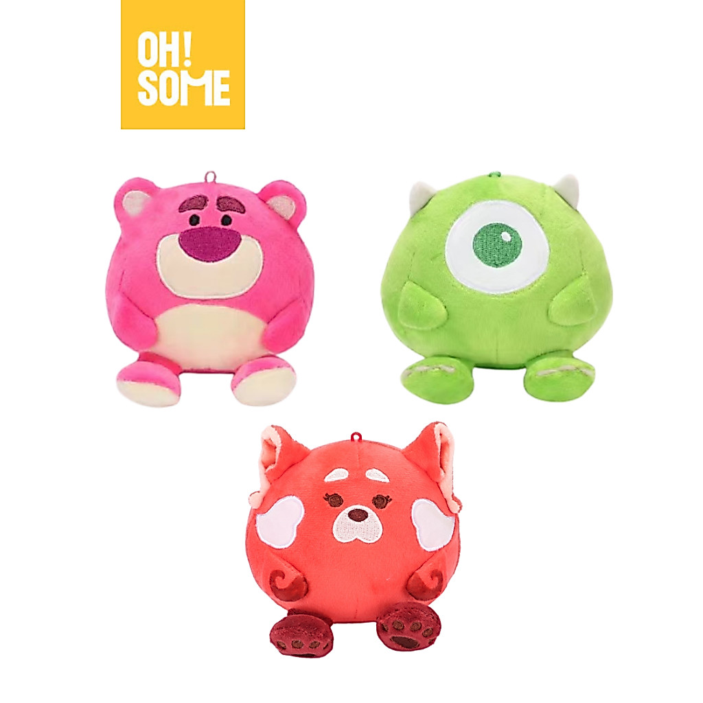 【OHSOME x Disney】- Gấu bông mini 10cm cao cấp Pixar dễ thương dùng làm charm túi xách, móc khóa