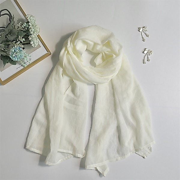 Khăn Choàng Màu Trơn Size Lớn, MDH Scarf 2