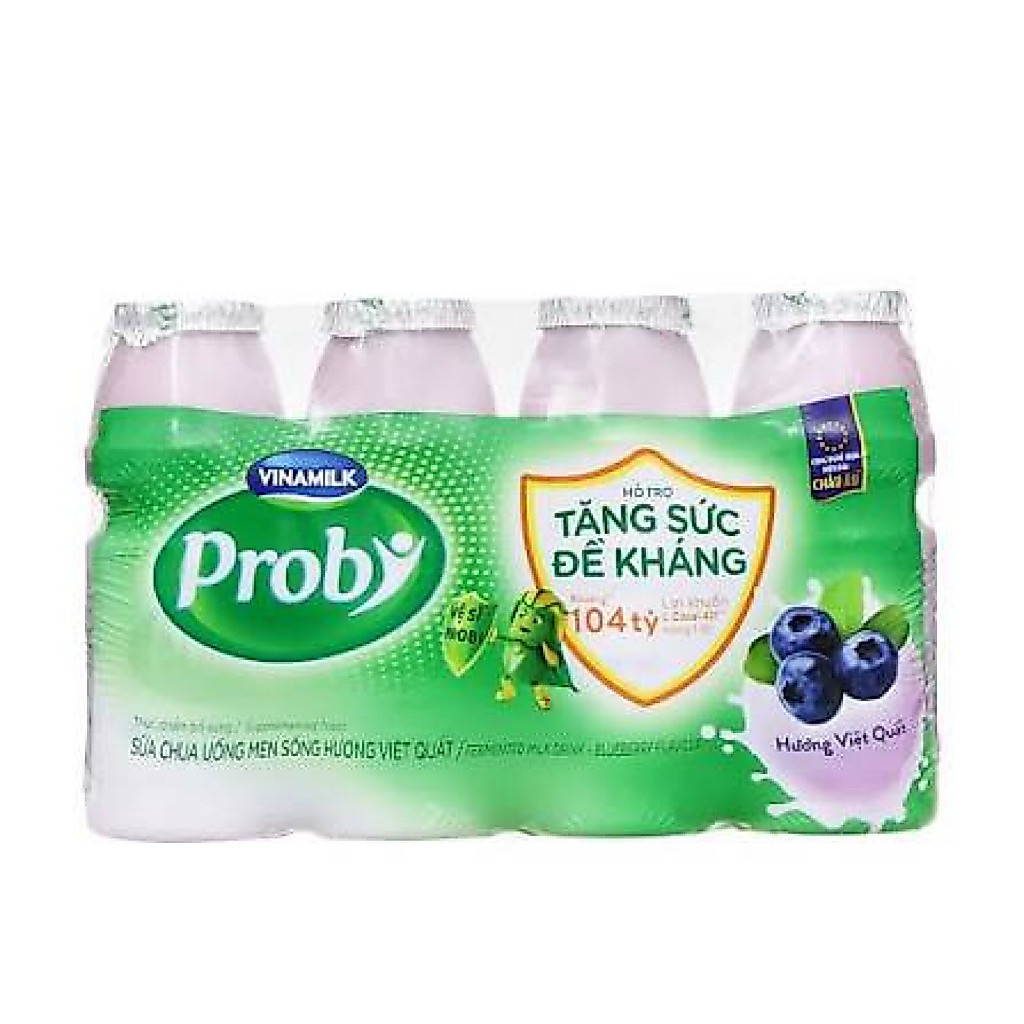 Lốc 4 chai 130ml sữa chua uống lợi khuẩn Probi