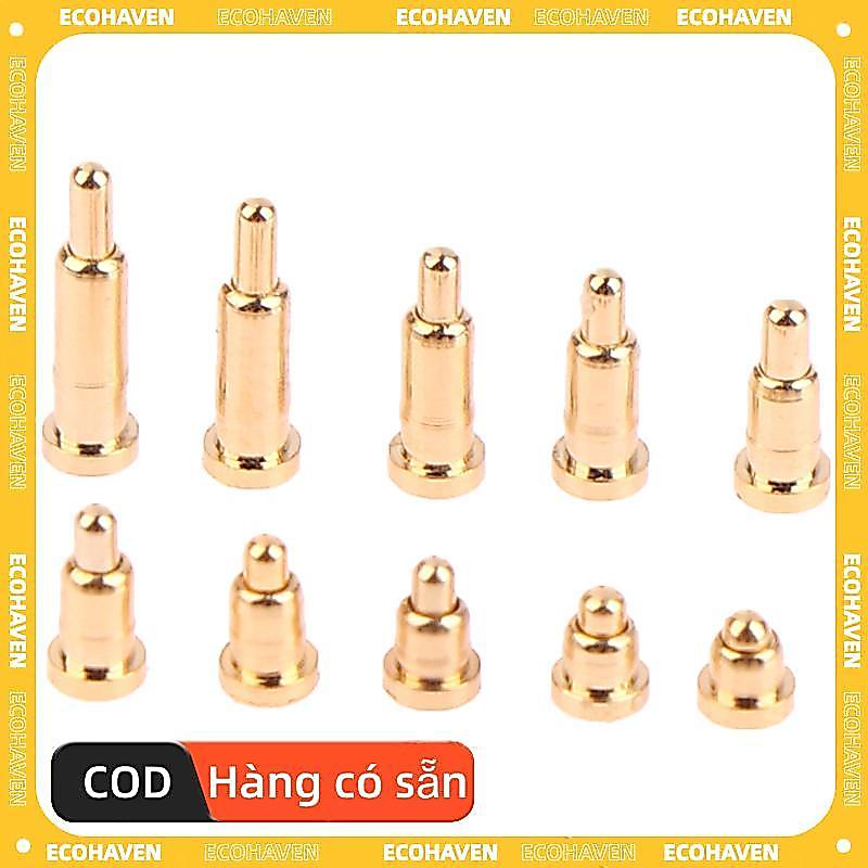 [Ecohaven] 10 chiếc đầu nối pin POGO SMT Đầu Dò Thử Tải Lò Xo pin 2-7mm PCB pogopin VN