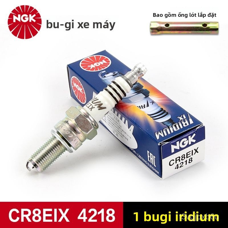 Bugi NGK Iridium CR7HIX CR8EIX CR9EIX chính hãng cho xe máy GSX250R QJMOTOR QJ600 QJ300 đánh lửa mạn