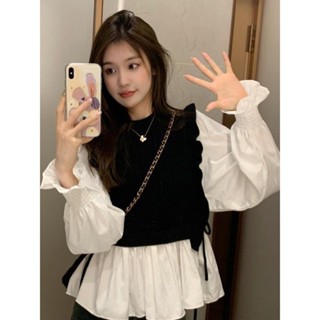  Set Sơ Mi Tiểu Thư Bigsize Nữ – Baby Doll Phối Bèo Xinh Ngọt Ngào + Quần Thoải Mái SM40+Q500 