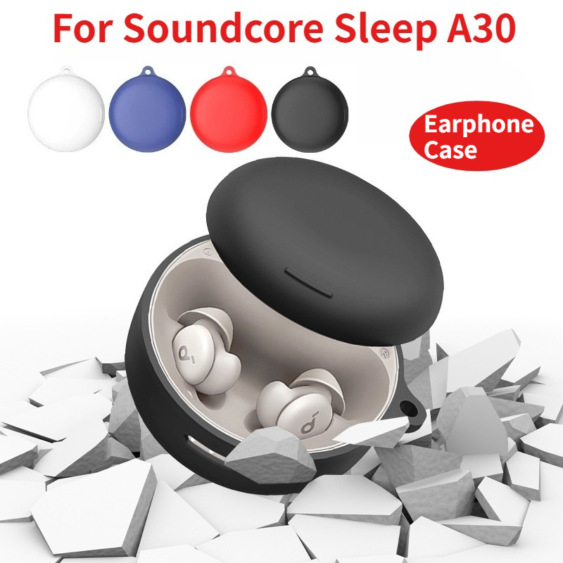 Ốp Tai Nghe Silicon Cho Soundcore Sleep A30 Ốp Lưng Tai Nghe Hộp Bảo Vệ Cho Soundcore SleepA30 Có Vỏ