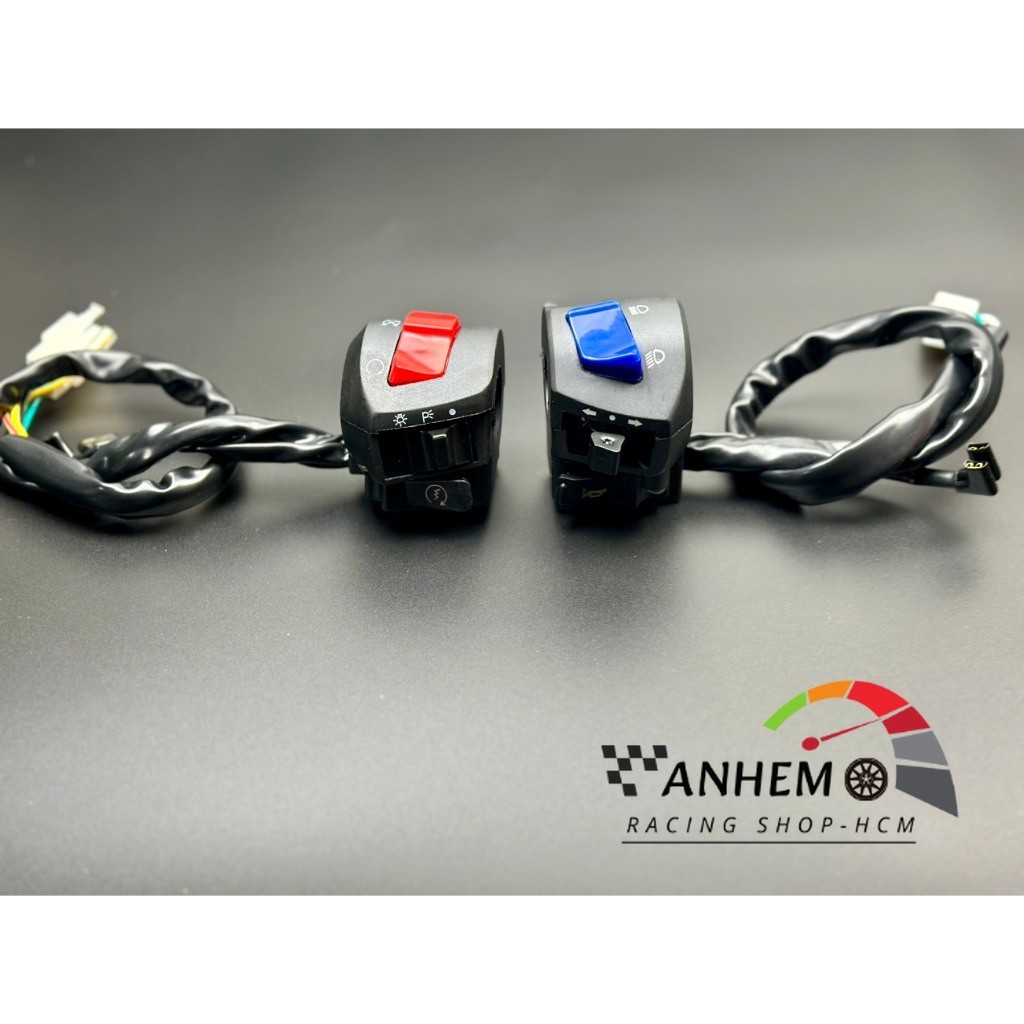Bộ cùm công tắc FZ V2 có nháy Passing Yamaha Honda dòng xe có cùm rời