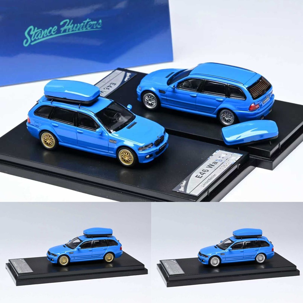SH 1/64 BMW E46 Wagon Hợp Kim Xe Mô Hình Đúc Xe Đồ Chơi Bộ Sưu Tập Quà Tặng Sinh Nhật