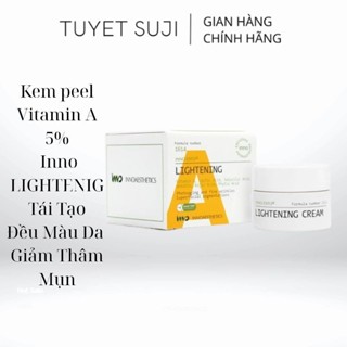 (chiế.t 1g làm 1 lần) Kem peel Vitamin A 5% Inno LIGHTENING Tái Tạo Đều Màu Da Giảm Thâm Mụn