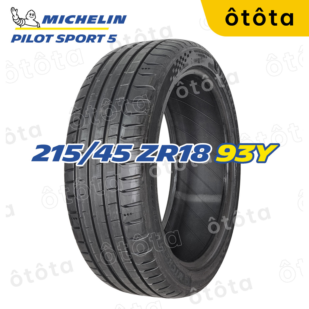 Lốp ô tô Michelin Pilot Sport 5 215/45 ZR18 93Y - Chính hãng BH 6 năm (215/45ZR18, 215 45 ZR18)