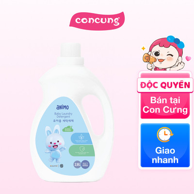 Nước giặt cho bé Animo hương làn gió mùa hè chai 2,8L