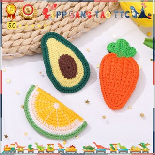  Kẹp Tóc Hình Trái Cây Bằng Len Phong Cách Hàn Quốc – Dành Làm Quà Tặng Cho Bạn Gái Bé Gái 