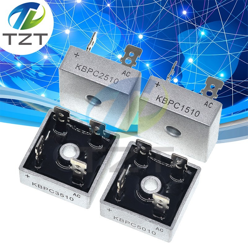 Chip chính hãng KBPC1510 KBPC2510 KBPC3510 KBPC5010 15A 25A 35A 50A 1000V kbpc5010