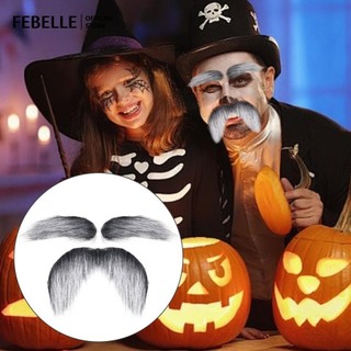 Râu giả ông già Noel dài màu đen - Trang phục Halloween