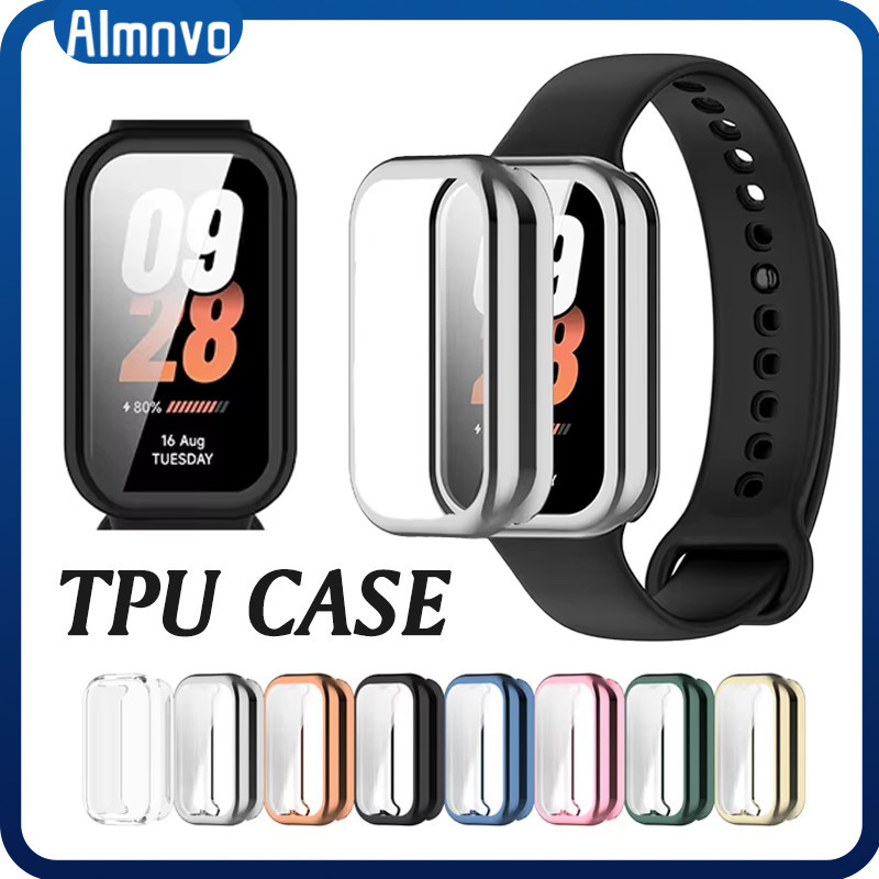 Vỏ TPU Mềm Cho Đồng Hồ Thông Minh Xiaomi Smart Band 8 Active / Redmi Band 2 Ốp Bảo Vệ Toàn Diện Cho 