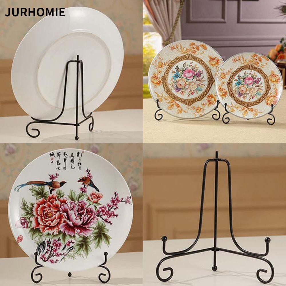 JURHOMIE Display Stand Art Photo Pedestal Book Holder Black Iron