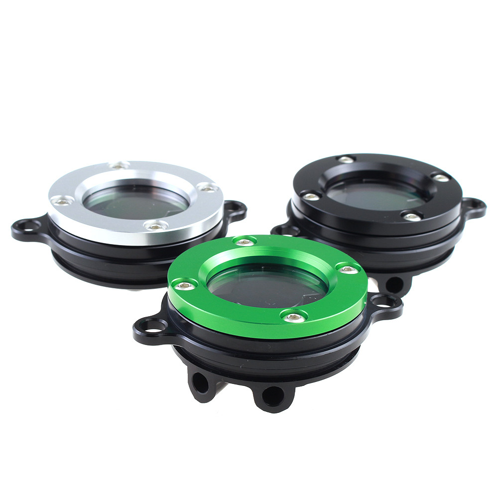 Vỏ Lọc Dầu Động Cơ Kawasaki KLX230 KLX230R 230RS 2021-2025 Nắp Lọc Dầu Động Cơ Trong Suốt Nắp Trang 