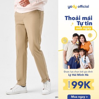 Quần Kaki Nam Siêu Co Giãn Regular Ít xù lông, ít bám bụi, hạn chế nhăn nhàu TRA - QKM6013