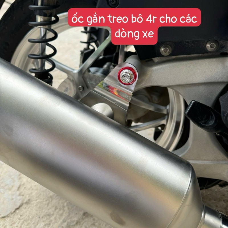 Ốc kèm long đền gắn Pát bô 4road các dòng xe ga ( giá 1 con kèm lđ )