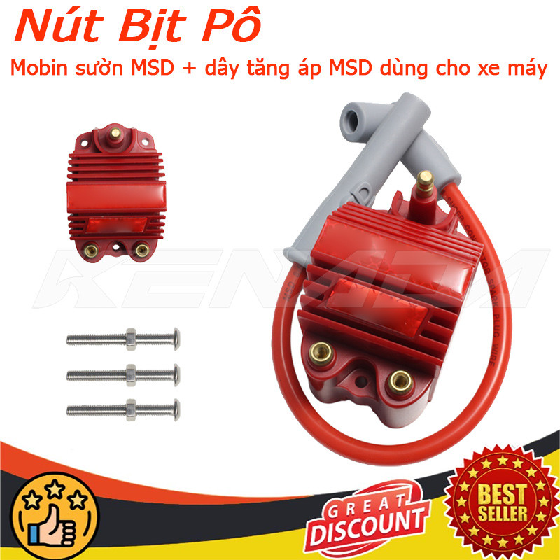 "Mobin sườn MSD + dây tăng áp MSD dùng cho xe máy "