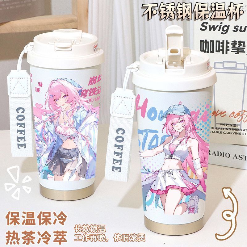 Honkai: Star Rail / Cyrene / Cyrene Star Railway Thermos Cup Cốc nước phong cách mới Cốc cà phê Nich