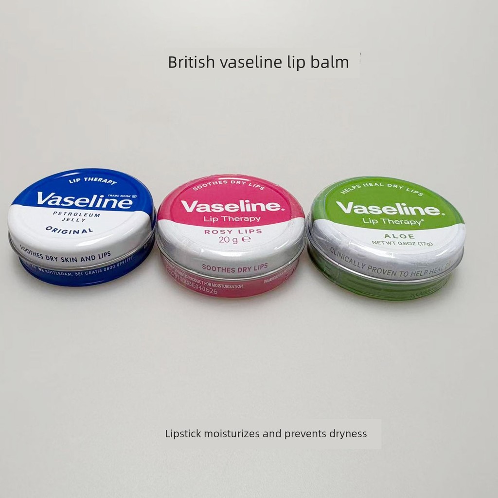 son dưỡng môi Hồng Kông Mua Vaseline Vaseline Son dưỡng môi Son ẩm Dưỡng ẩm Chống khô Màu môi