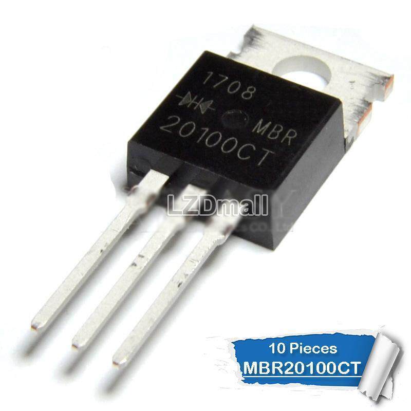 10 chiếc MBR20100CT MBR20100 TO-220 20100CT TO220 Transistor mới nguyên bản