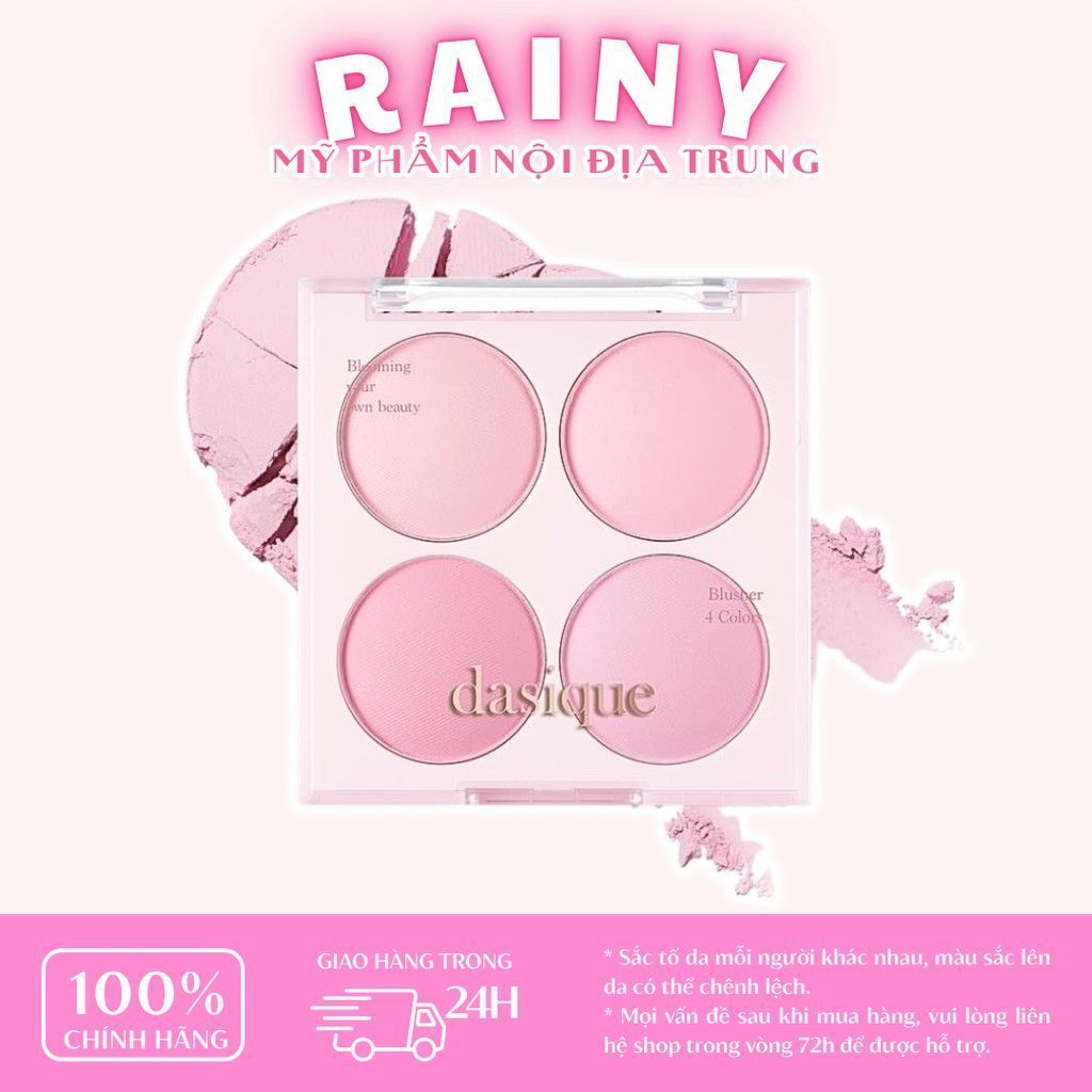 [DASIQUE] Bảng phấn má hồng 4 ô Dasique Blending Mood Cheek 12g