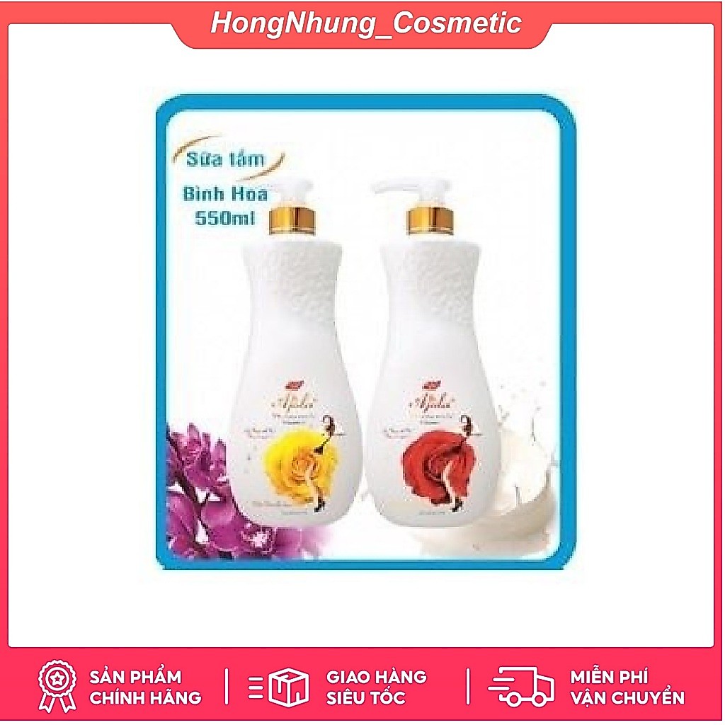 Sữa Tắm Trắng Da Vitamin E Ajola ( 550ml )