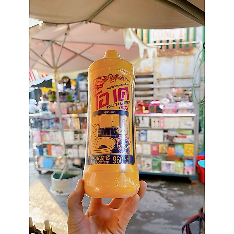 Tẩy OKay Thái lan (chính hãng) tẩy bồn cầu labo nhà tắm .